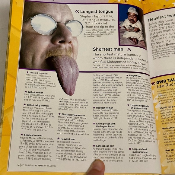 Guinness World Records 2005 Special 50th Anniversary Edition Hardcover - Picture 9 of 16
